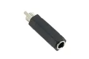 6.35mm 1/4" Inch Mono Socket Female to RCA Plug Male Audio Adaptor