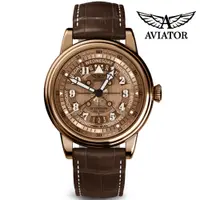 在飛比找PChome24h購物優惠-AVIATOR 飛行員 DOUGLAS DAY-DATE 4