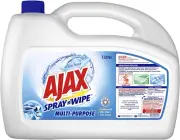 Ajax Spray N' Wipe Multi-Purpose Cleaner Refill, Value Pack 5L, Ocean Fresh, Ant