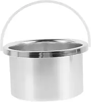 SAFIGLE Wax Warmer Replacement Pot Aluminum Alloy Wax Melting Bowl for Efficient Hair Removal Therapeutic Treatments Inner Diameter Safe Operation Versatile Use