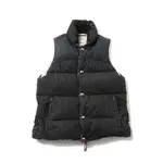 REMI RELIEF × BEAMS PLUS / 別注 DENIM DOWN VEST 黑牛仔丹寧 羽絨背心 S號