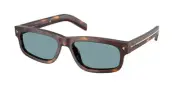 PRADA PR B11S 15W04D Classic Tortoise Green Polar Polarized 57mm Mens Sunglasses