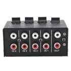 CX400 Mini Passive Stereo Mixer Mini Portable Stereo 4 Channel Mixer YB