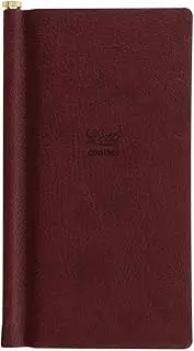 Letts Of London Origins Slim Pocket Address Book, Chocolate