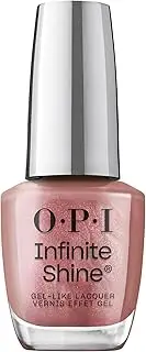 OPI Infinite Shine, up to 11 days of gel-like wear and shine, Chip, stain, and scratch resistant, Vegan formula, Chicago Champaign Toast 15ml