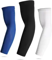 [YARNOW] Arm Sleeve Sun Protectors Brace Arm Cuff Sleeves Elbow Women Athletic Protective Protection Men Sleeve Sports Compression Sleeve