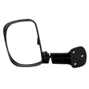 Black Rear Tailgate Door Mirror For Toyota Hiace H200 05-13 For Rhd
