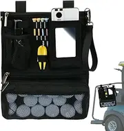 Golf Ball Bag Pouch | Zippered Valuables Bag,Zippered Valuables Bag, Foldable Storage Bag, Multifunctional Golf Pocket for Ball Marker, Gloves, Cellphone
