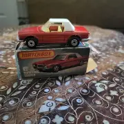 Matchbox Superfast - 6 Mercedes Tourer V3 - Red, Amber Glass, Box With 'New'
