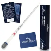 American-Made Beer Mashing Hydrometer Calibrated at 155 Degrees Fahrenheit - ...