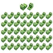 40Pcs 2 Pin 5.08mm Pitch DIY PCB Mount Screw Terminal Block Connector with 40...
