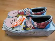 VANS Era x PEANUTS Gang Snoopy Charlie Brown Comic Print Vintage US Men's 10.5