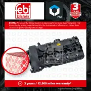 Rocker Cover fits BMW 745 E65 4.4 01 to 05 N62B44A 11127508783 11127518075 Febi