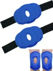 2 Pack Reusable Hot and Cold Ice Packs for Knee, Joint Pain, Arthritis and Chron