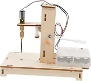 WOONEKY Wood Drill Press Set Miniature Bench Drill Press for DIY Science Projects