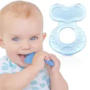 Nuby Fish Shaped Silicone Teether with Case for Babies 3 Months Plus