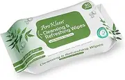 Arokleen Natural Daily Cleansing & Refreshing Wet Wipes With Neem & Tea Tree | Facial Wipes | Alcohol Free, Vitamin C & pH Balanced | Removes Oil & Dirt & Moisturizes Skin | Make Up Remover Wet Wipes