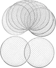 10Pcs Disposable BBQ Grill Mesh for Outdoor Cooking Versatile Cooking Grate for Meat Vegetables and More for Camping and Picnics Non Stick Grilling Mat