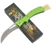 Rough Ryder Mushroom Hunter Pocket Folding Blade Knife Green Aluminum RR2540