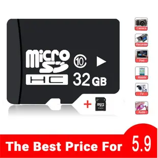 存儲卡 TF 卡 4GB 8GB 16GB 32GB Class 10 Micro SD 卡帶適配器