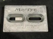 MARTYR Bolt-On Diver Mini Heavy Plate Zinc Anode 6" x 4" CMDIVERMINIHZ