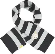 [Steiff] Boys Striped Scarf Obsidian One Size, obsidian, One size