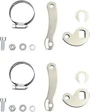 2 Sets Ebike Torque Arm, Universal Torque Arm Conversion Kit, Electric Bicycle Torque Arm Protective Accessories, Bicycle Dropout Amplifier Ebike Torque Arm for Ebike Front or Rear Hub Motors