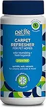 Pet Life Unlimited Carpet Refresher for Pet Homes | Odor Destroying & Neutralizing | Plant-Based Juniper Leaf Scent | Made in The USA | 16 Ounce