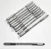10pk Double End Crystal Acrylic Manual Tattoo Pen Microblading Eyebrow Tool