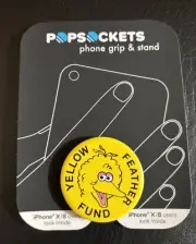 Popsockets Big Bird Yellow Feather Fund PopGrip Phone Holder Grip New