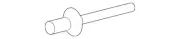 Genuine BMW Low Note Horn Rivet 07-14-9-191-219