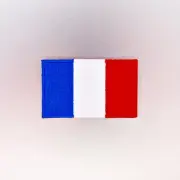 France Flag Patch — Iron On Badge Embroidered Motif — French World Europe