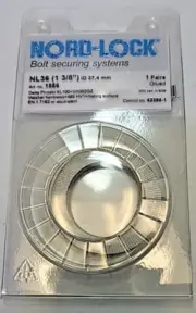Nord-Lock 1556 Wedge Lock Washer Size 1-3/8 In Steel
