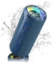 Bluetooth Speaker, Portable with Big Audio, Wireless Stereo, 40W Deep Bass,