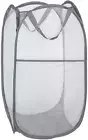 Mesh Laundry Basket Collapsible Laundry Hamper Portable Clothes Washing Laundry