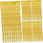 GAXIRE 5pcs Thick Tinsel Foil Fringe Backdrop Curtain High Metallic Streamer for Birthday Party Wedding Shower Decorations Photo Booth Background