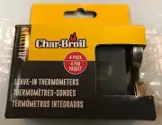 Char-Broil 4-Pack Leave-in Meat Thermometers #8529
