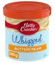 Betty Crocker Gluten Free Whipped Frosting Buttercream, 340g