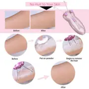 Electric Body Face Hair Threader Threading Facial Epilator+Cotton Thread new