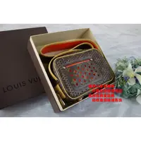 在飛比找蝦皮購物優惠-優買二手精品名牌店 LV 橘 原花 洞洞 包 肩背包 手提包