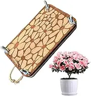 Flowers Pressing Kit,Multifunctional Embosser Kit - Wooden Arts Supplies, Portable Stems Crafts for Making Botanical Pendants