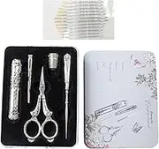 Embroidery Scissors Set - 6 Pieces Portable Small Vintage Embroidery Scissors | Reusable European Antique Vintage Sewing Kit, Stainless Steel Sewing Tool Set for Embroidery