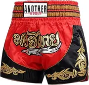 CAMBOS MMA Shorts, Muay Thai, Martial Arts, Cage Fight, BJJ, Boxing, Grappling Fighting Shorts for Men Women Kids(Red 3,Large)