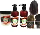 KIDS Hair Growth Set With Jojoba seed-Mustard-Castor-Tea Tree-Argan-Avocado-Vita
