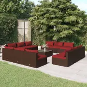 Garden Lounge Set with Cushions Furniture Multi Colours vidaXL