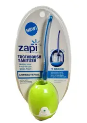 Violight Zapi Toothbrush Sanitizer Bright Green UV Light Kills Bacteria NEW