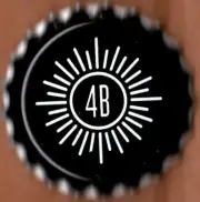 USA Plastic Lined Beer Crown Bottle Cap: Four Brothers Brewing