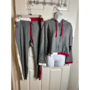 Soncy Women's Colorblock Cropped Jacket/Pants Set NEW ~ Size 1 (14/16)