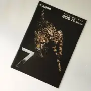 Canon EOS 7D Mark Ⅱ Japanese Camera ＆Lens New Catalog Published in Sep 2014