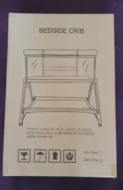 Baby Bassinet Bedside Sleeper Crib Infant/Newborn, Height Adjustable BRAND NEW